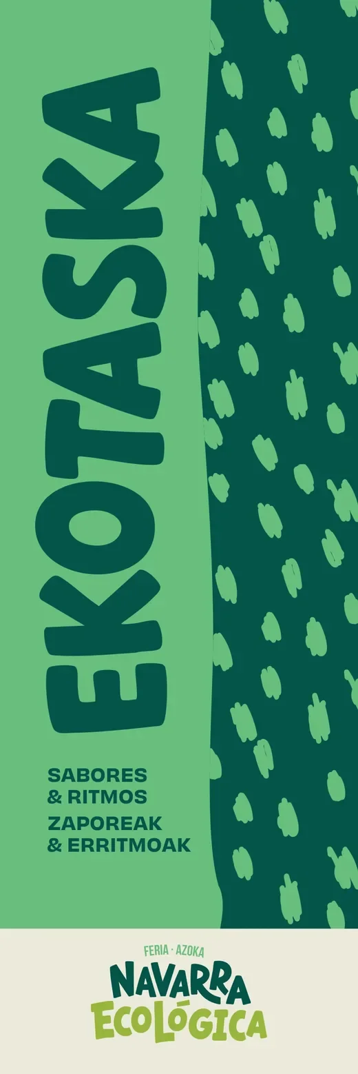 Banderola de Ekotaska, sabores y ritmos
