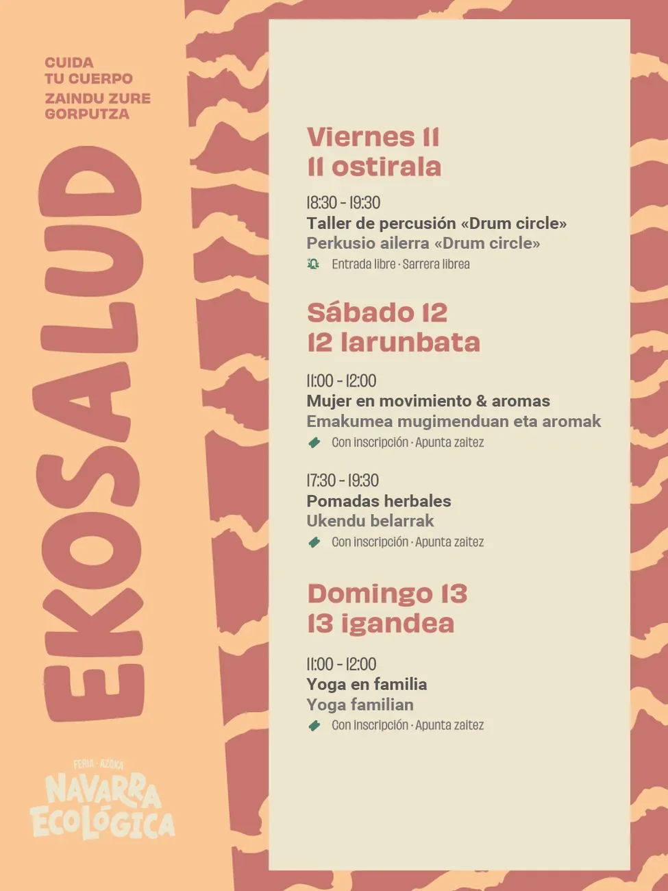 Pieza digital de comunicación de las áreas de la feria