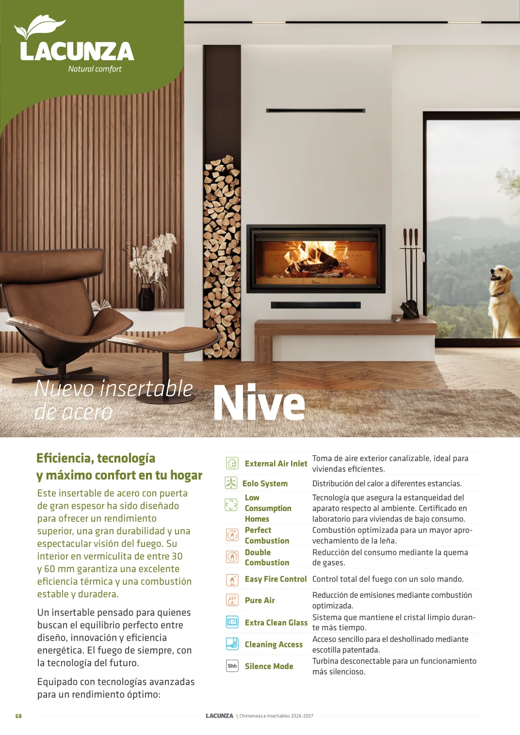 Nuevo insertable Nive